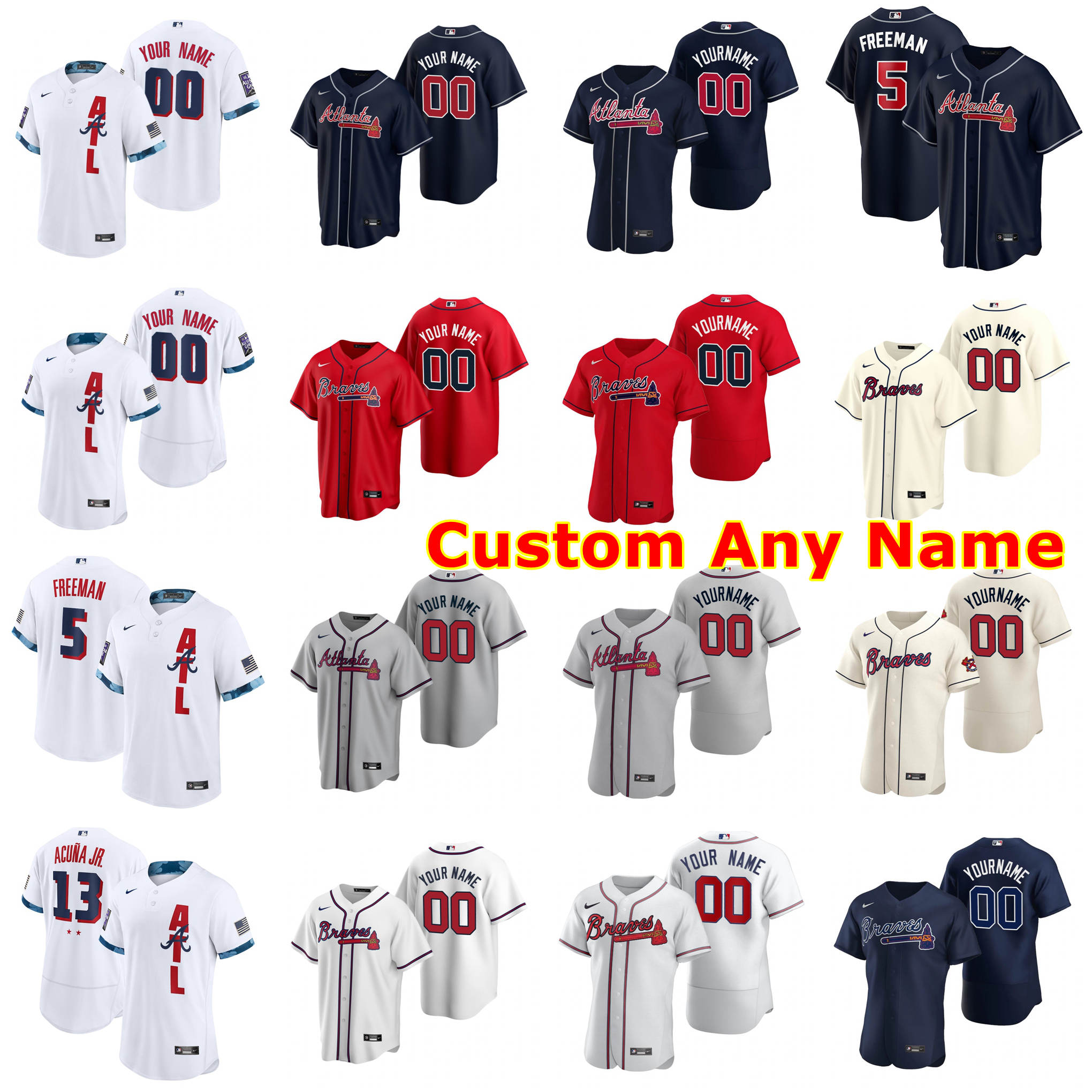 2021 All Star Game Nike MLB Atlanta Braves Baseball Jerseys Men Ronald Acuna Jr. Jersey Ozzie Albies Freeman Austin Riley Dansby Swanson Chi, Blue;black
2021 All Star Game Nike MLB Atlanta Braves Baseball Jerseys Men Ronald Acuna Jr. Jersey Ozzie Albies Freeman Austin Riley Dansby Swanson Chi, Blue;black
