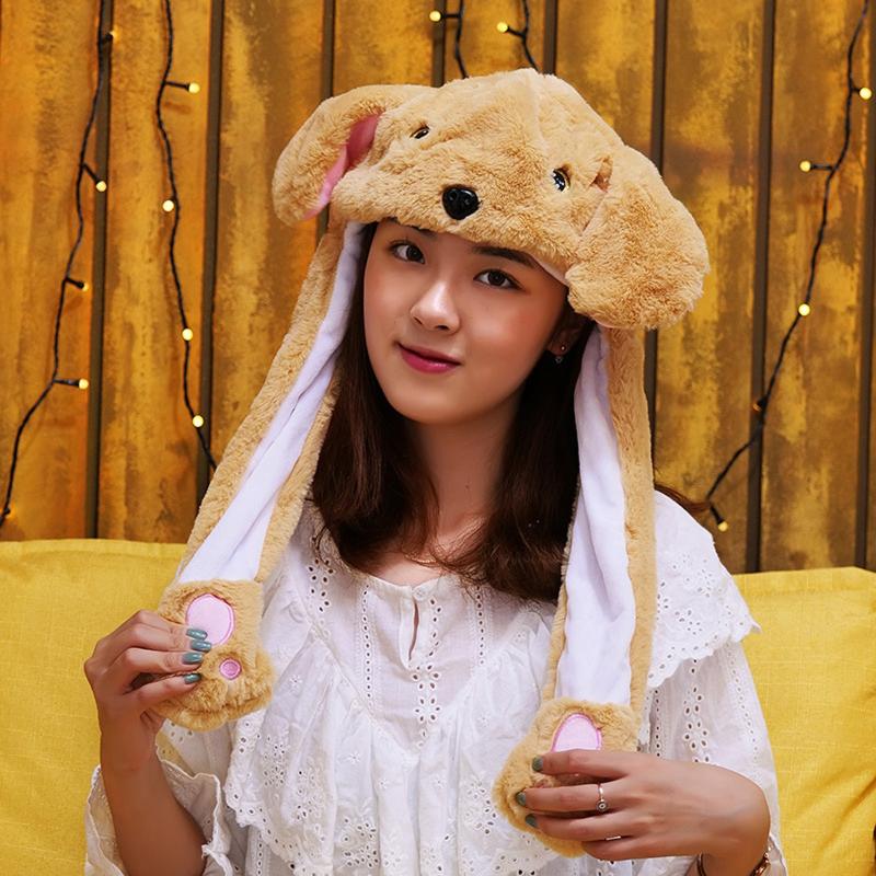 Beanies Fashion Dog Hat Ear Moving Jumping With Lamp Preppy Style Funny Toys Cap Good Gift For Women Girls Long
Beanies Fashion Dog Hat Ear Moving Jumping With Lamp Preppy Style Funny Toys Cap Good Gift For Women Girls Long