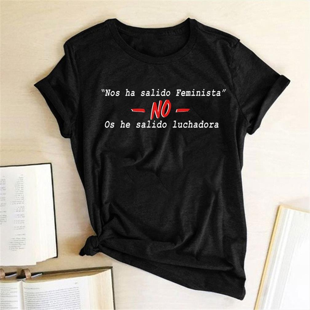 men letter printed nos t shirts ha salido feminista print feminist feminism casual summer loose tees female, White;black
men letter printed nos t shirts ha salido feminista print feminist feminism casual summer loose tees female, White;black