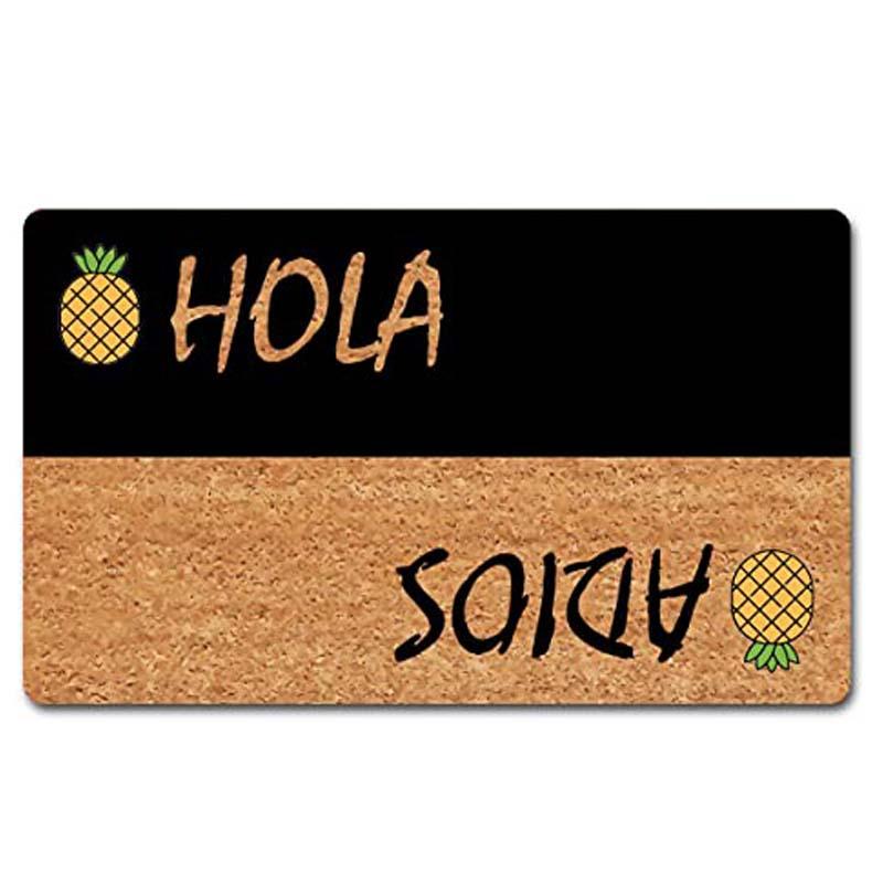 Funny Welcome Rug Anti-Slip Flannel Doormats Hola Adios Cute Pineapple Hello And Bye Doormat Quote Fl Carpets
Funny Welcome Rug Anti-Slip Flannel Doormats Hola Adios Cute Pineapple Hello And Bye Doormat Quote Fl Carpets
