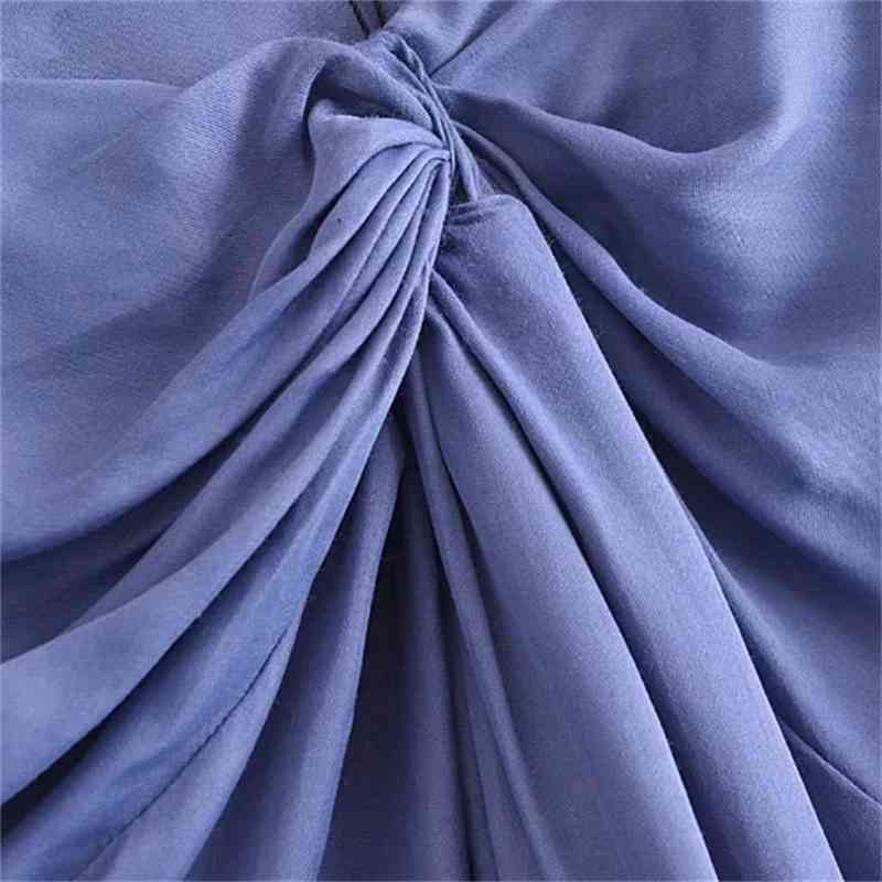 Foridol Bowknot Blue Satin Long Skirts Womens High Waist Elegant Ladies Slit Maxi Skirt Bottoms Summer Silk Ladies Faldas Mujer 210415