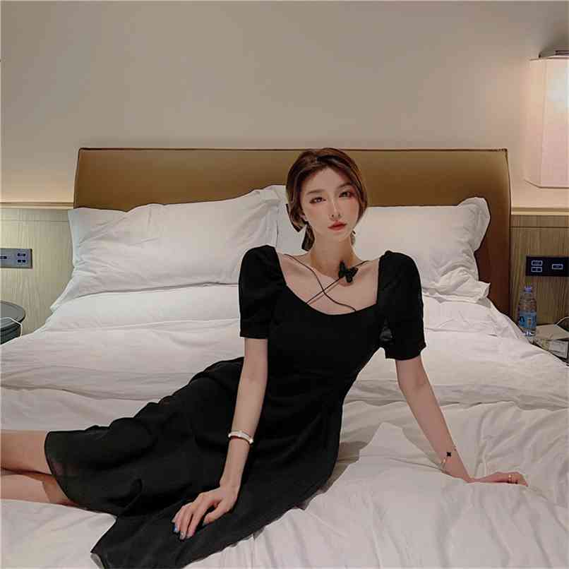 French chic princess sleeve retro dress summer casual women' long 210520, Black
French chic princess sleeve retro dress summer casual women' long 210520, Black