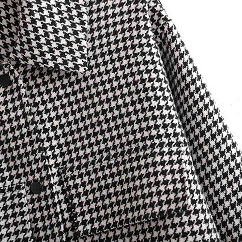 Oversize Women Twwed Tassel Jacket Spring-autumn Fashion Ladies Loose Coats Female Ruffled Shirt Coat Girls Chic Outerwear 210430