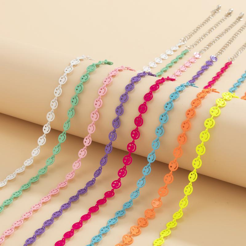 Chokers Trendy Lovely Enaml Colorful Smile Happy Face Short Choker Women Jewelry Accessories Charm Chains Collar Necklace Gift
Chokers Trendy Lovely Enaml Colorful Smile Happy Face Short Choker Women Jewelry Accessories Charm Chains Collar Necklace Gift