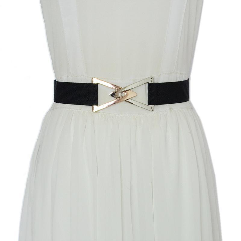 Black Women Elastic Belt Waistband Wide Elegant Gold Buckle Cummerbunds for Dress Cinto Wedding Coat Lady Belts
Black Women Elastic Belt Waistband Wide Elegant Gold Buckle Cummerbunds for Dress Cinto Wedding Coat Lady Belts