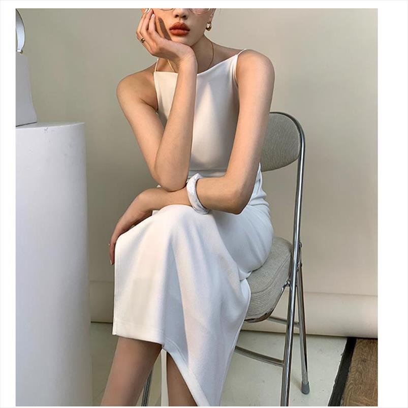summer clothes spaghetti strap women dress sleeveless elegant black white party high slit, Black;gray
summer clothes spaghetti strap women dress sleeveless elegant black white party high slit, Black;gray
