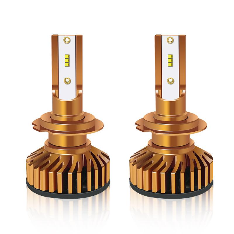 Car Headlights Large-Sized LED Lamp Gold Appearance F2 Zes Beads Refitted Vehicle Headlight Far And Near Light H4 H7 H11
Car Headlights Large-Sized LED Lamp Gold Appearance F2 Zes Beads Refitted Vehicle Headlight Far And Near Light H4 H7 H11