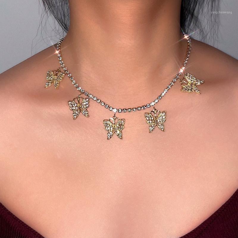 Chains Bohemian Shiny Rhinestone Butterfly Pendant Necklaces For Women Girl Metal Animal Tennis Necklace 2021 Fashion Jewelry Gifts
Chains Bohemian Shiny Rhinestone Butterfly Pendant Necklaces For Women Girl Metal Animal Tennis Necklace 2021 Fashion Jewelry Gifts