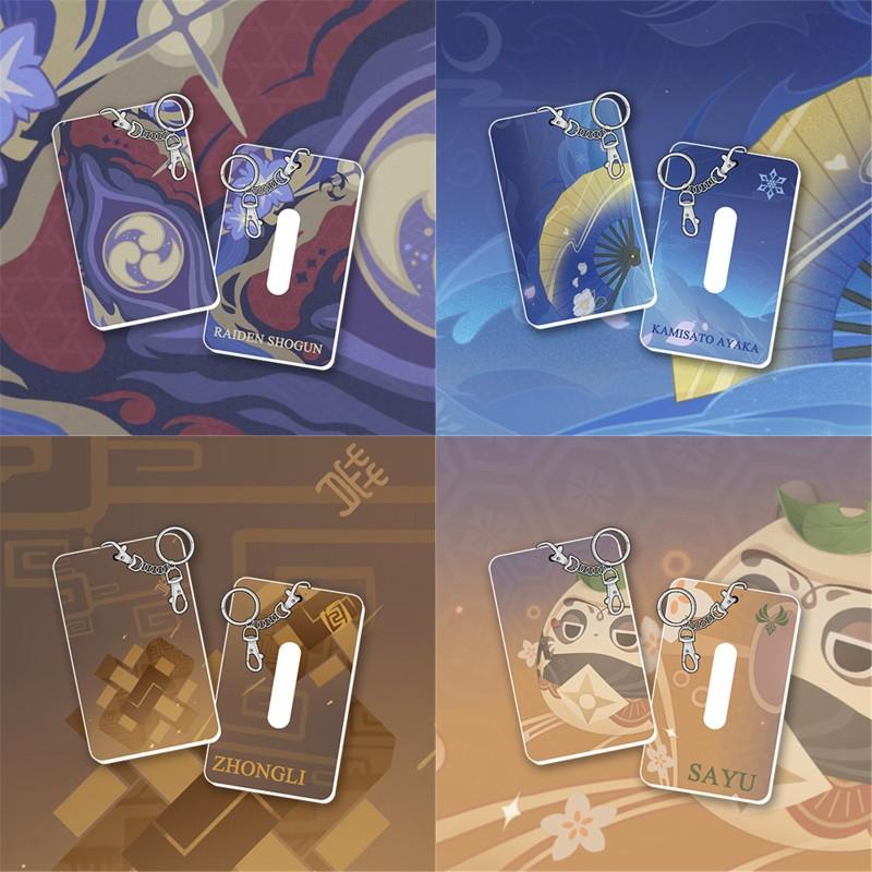 Keychains Anime Genshin Impact Key Chains Raiden Shogun Abs Student Id Bus Bank Card Holder Keychain Toy Decor Cosplay Gift Keyrings
Keychains Anime Genshin Impact Key Chains Raiden Shogun Abs Student Id Bus Bank Card Holder Keychain Toy Decor Cosplay Gift Keyrings