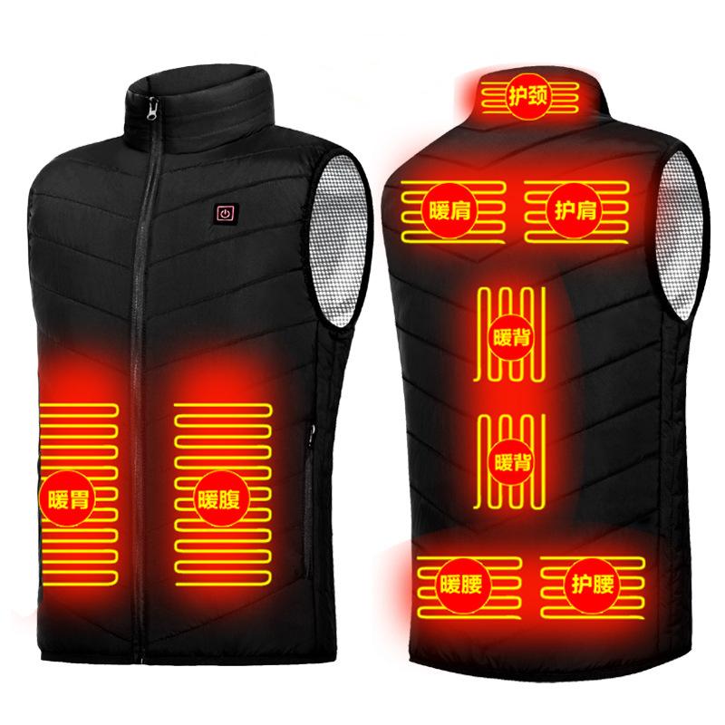 9 Areas Heated Vest Men Women USB Electric Infrared Heating Jacket Winter Outdoor Thermal Warmer Clothing Waistcoat S-6XL, 9areas heat black
9 Areas Heated Vest Men Women USB Electric Infrared Heating Jacket Winter Outdoor Thermal Warmer Clothing Waistcoat S-6XL, 9areas heat black