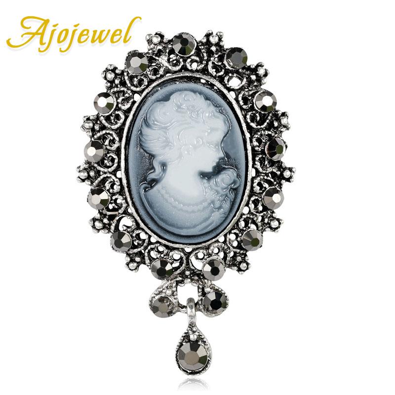 Pins, Brooches Ajojewel Vintage Rhinestone For Women Maiden Lady Cameo Jewellery Wholesale Broche Bijoux Femme
Pins, Brooches Ajojewel Vintage Rhinestone For Women Maiden Lady Cameo Jewellery Wholesale Broche Bijoux Femme