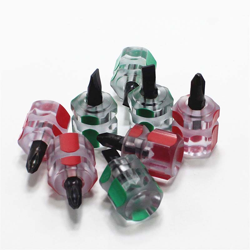 Portable Repairs Screwdriver Kit Tool Mini Screw Driver Transparent Handle Repair Hand Tools Set