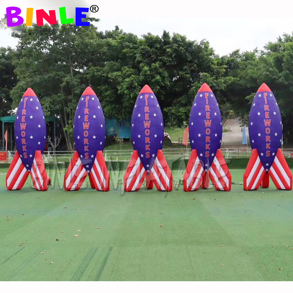 Custom giant inflatable fireworks model,rocket balloon for outdoor advertising events