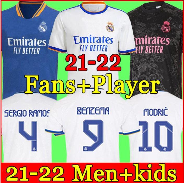Top quality MADRID jerseys 21 22 soccer jersey HAZARD SERGIO RAMOS BENZEMA VINICIUS camiseta football shirt uniforms men + kids kit 2021, Black
Top quality MADRID jerseys 21 22 soccer jersey HAZARD SERGIO RAMOS BENZEMA VINICIUS camiseta football shirt uniforms men + kids kit 2021, Black