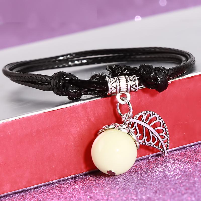 Bangle Simple Luminous Bead Leaf Pendant Bracelet Men Braided Rope Chain Couple The Birth Year For Women Student Jewelry
Bangle Simple Luminous Bead Leaf Pendant Bracelet Men Braided Rope Chain Couple The Birth Year For Women Student Jewelry