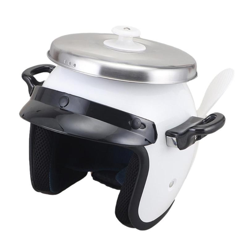 Motorcycle Helmets 2021 Summer Style Rice Cooker Helmet Electric Bike Bicycle Universal Personality Funny
Motorcycle Helmets 2021 Summer Style Rice Cooker Helmet Electric Bike Bicycle Universal Personality Funny