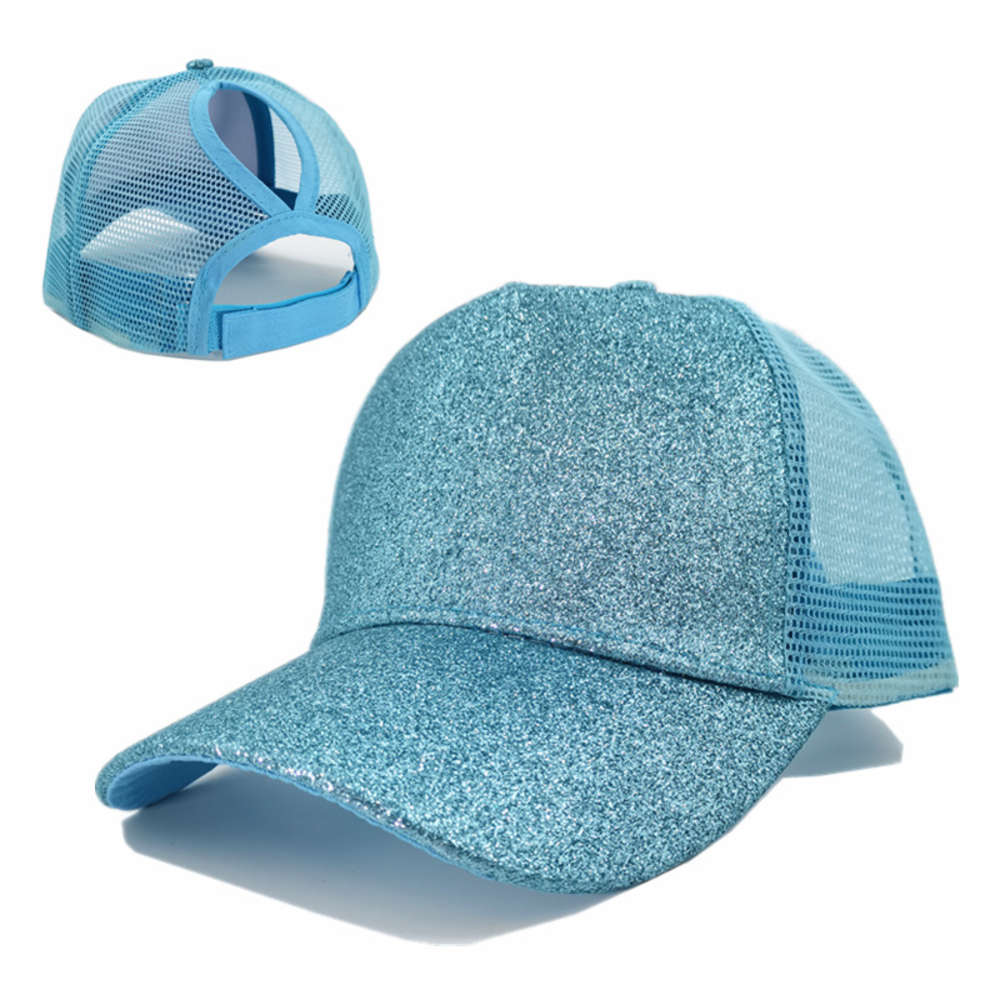 Women's summer mesh cap horsetail breathable Sequin baseball casual sunshade hat hardtop curved brim sunscreen, Blue;gray
Women's summer mesh cap horsetail breathable Sequin baseball casual sunshade hat hardtop curved brim sunscreen, Blue;gray