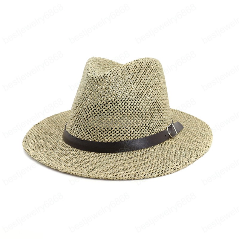 2021 jazz Panama Hat with Belt Summer Sun Hats for Women Man Sombrero Beach Straw Fedora Hat UV Protection Cap Chapeau, As picture
2021 jazz Panama Hat with Belt Summer Sun Hats for Women Man Sombrero Beach Straw Fedora Hat UV Protection Cap Chapeau, As picture