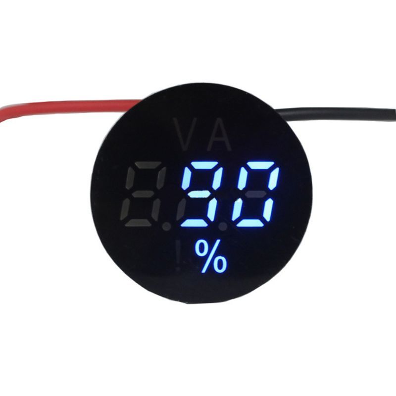 Digital voltage Battery Power Indicator 2/3 Wires Dc 0-150V 12V/24V/60V/96V Electricity Continue Battery Tester Lithium Lead acid