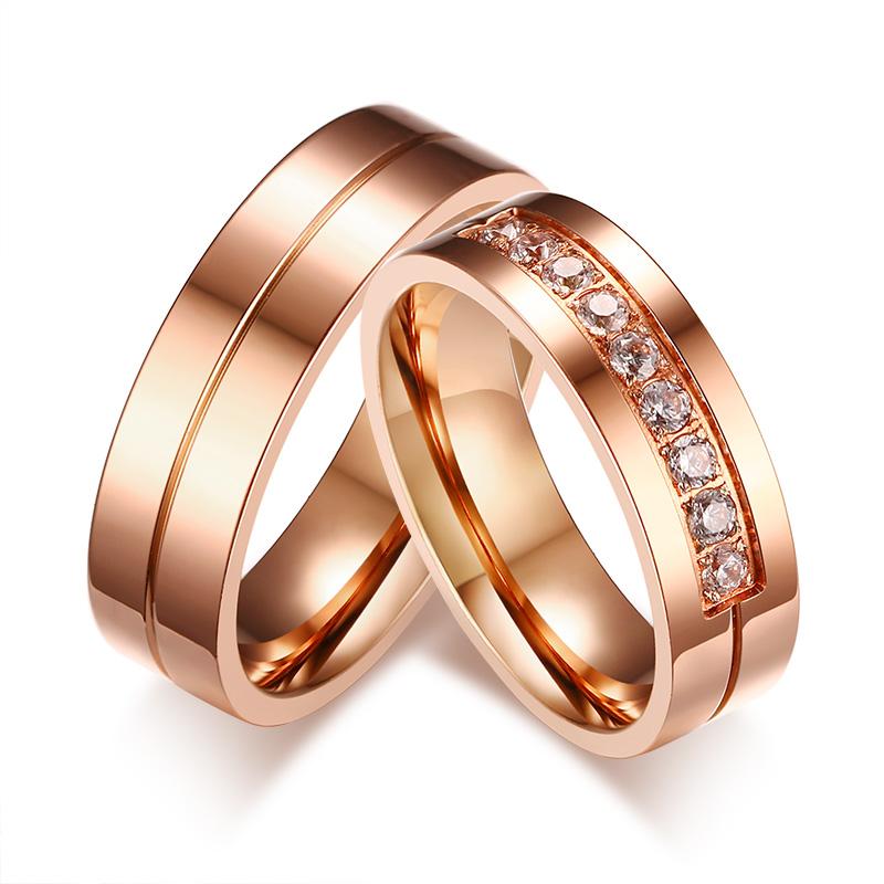 Cluster Rings Wedding For Couple Rose Gold Color Love 6MM Stainless Steel Engagement Ring Crystal Luxury High Quality Men Skull, Golden;silver
Cluster Rings Wedding For Couple Rose Gold Color Love 6MM Stainless Steel Engagement Ring Crystal Luxury High Quality Men Skull, Golden;silver