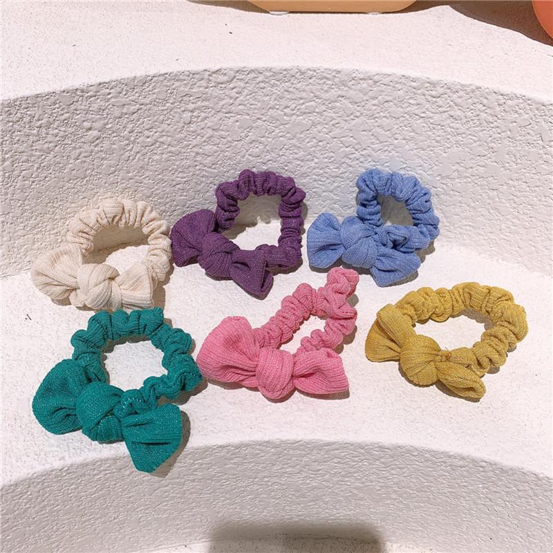 Hair Accessories Korean Sweet Girl Simple Cute Colorful Fabric Bowknot Large Intestine Ring Fashion Children's Ponytail
Hair Accessories Korean Sweet Girl Simple Cute Colorful Fabric Bowknot Large Intestine Ring Fashion Children's Ponytail
