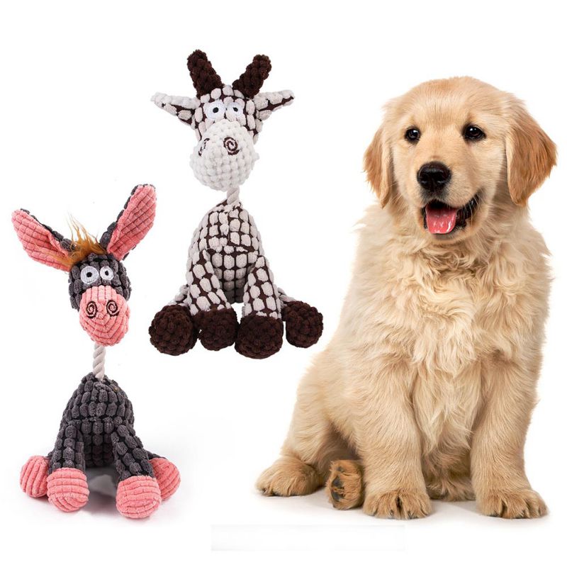 Fun Pet Toy Donkey Shaped Corduroy Chew Toy For Dog Puppy Squeaker Squeaky Plush Bone Molar Toy Pet Training Dog Supplies
Fun Pet Toy Donkey Shaped Corduroy Chew Toy For Dog Puppy Squeaker Squeaky Plush Bone Molar Toy Pet Training Dog Supplies