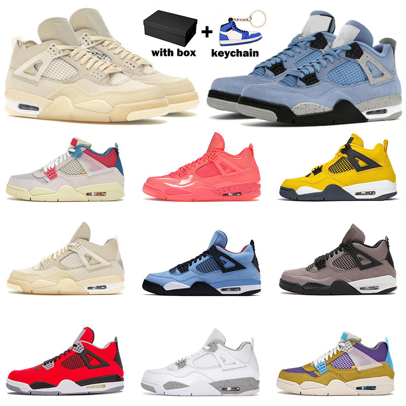 Luxury Quality Jumpman 4 Basketball Shoes For Women Men 4S Trainer With Box University Blue Vintage Whit Sail Off Union Black Cat Travis Scotts Cactus Jack Sneakers, D16 40-47 black denim
Luxury Quality Jumpman 4 Basketball Shoes For Women Men 4S Trainer With Box University Blue Vintage Whit Sail Off Union Black Cat Travis Scotts Cactus Jack Sneakers, D16 40-47 black denim