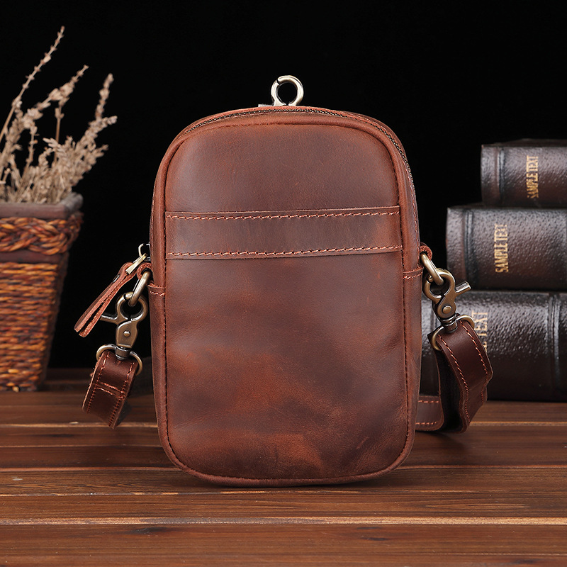 Men Genuine Leather Waist Bag Male Small Vintage Mesenger Real Leather Belt Easy Travel Fanny Shoulder, Khaki
Men Genuine Leather Waist Bag Male Small Vintage Mesenger Real Leather Belt Easy Travel Fanny Shoulder, Khaki