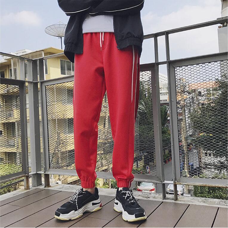 Spring Sweatpants Men Plus Size Casual Printed Fashion Pants Hip Hop Leisure Movement Trousers Men's