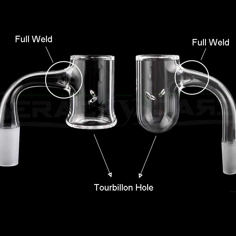 Beracky Evan Shore/ Round Fully Welded Smoking Quartz Banger With 2pcs Spinning/ Tourbillon Holes 25mmOD Beveled Edge Seamless Nails For Gla
Beracky Evan Shore/ Round Fully Welded Smoking Quartz Banger With 2pcs Spinning/ Tourbillon Holes 25mmOD Beveled Edge Seamless Nails For Gla