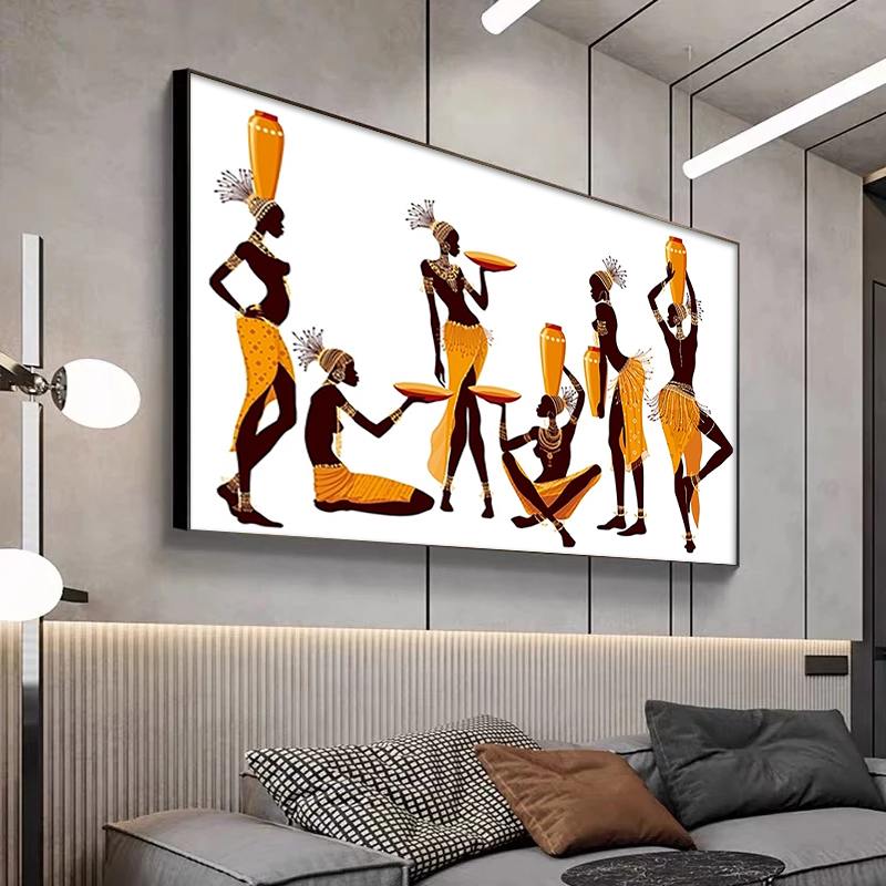 Abstract African Woman Canvas Painting Modern Wall Art Posters and Prints Simplicity Decoration Pictures for Living Room Mural
Abstract African Woman Canvas Painting Modern Wall Art Posters and Prints Simplicity Decoration Pictures for Living Room Mural