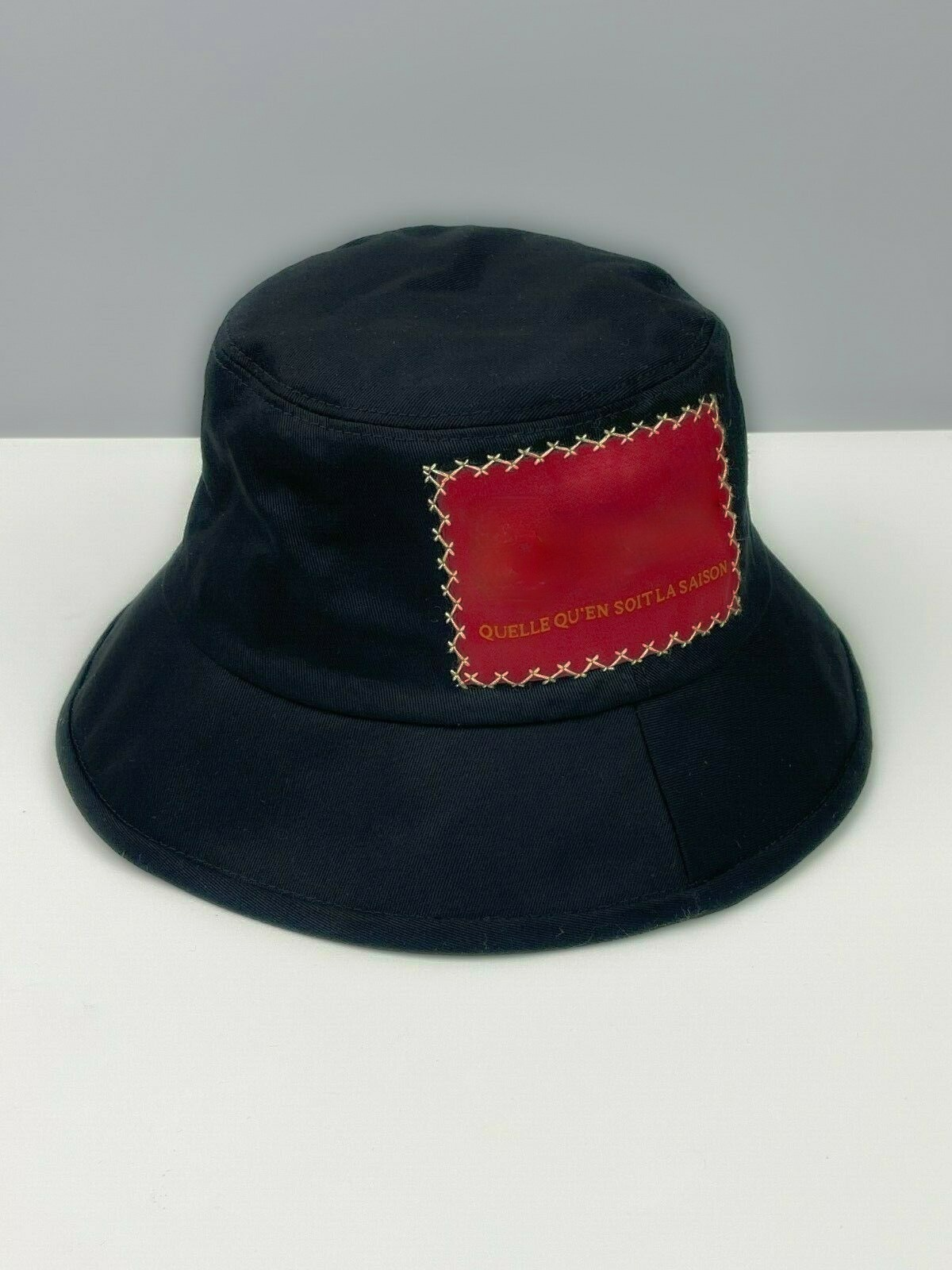 Bucket Hat La Saison Patch Logo Black