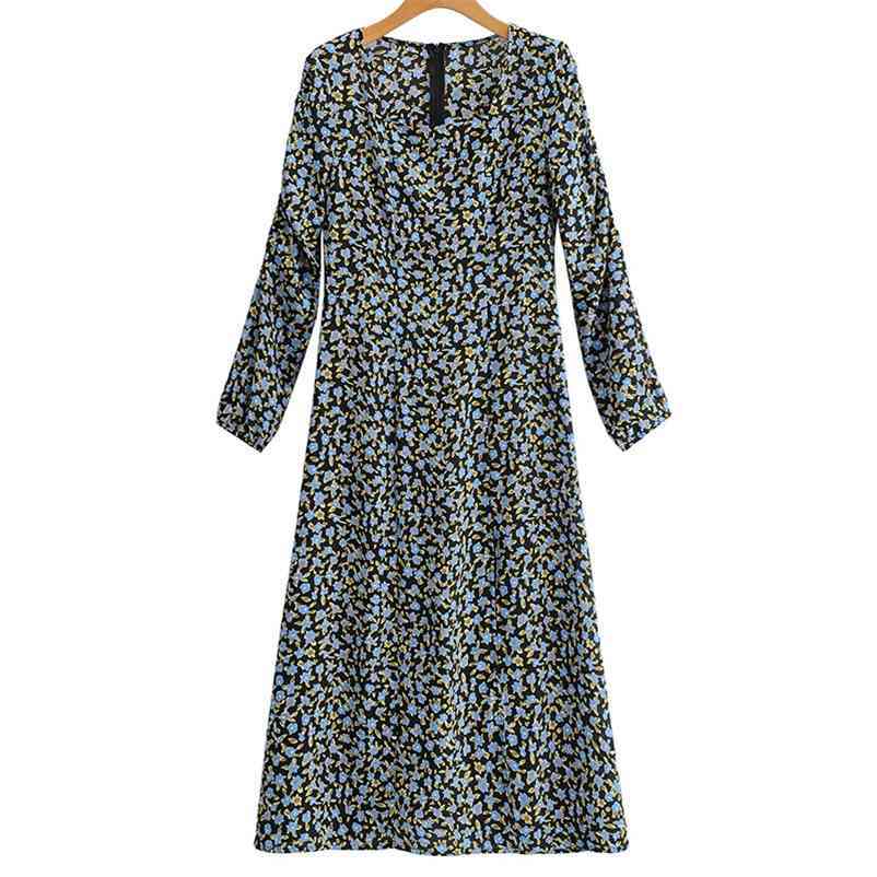 Summer Women O-neck Printen Female Long Sleeve Dresses Floral skirt High Quality A-Line Size 210524, Black
Summer Women O-neck Printen Female Long Sleeve Dresses Floral skirt High Quality A-Line Size 210524, Black
