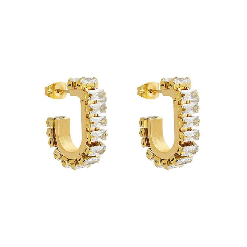 Stud 5 Pairs, Stainless Steel Geometric Earrings Delicate Cubic Zirconia Woman Jewelry Girl Gift, Golden;silver
Stud 5 Pairs, Stainless Steel Geometric Earrings Delicate Cubic Zirconia Woman Jewelry Girl Gift, Golden;silver