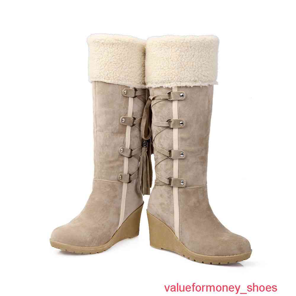 Casual Boots plush winter high snow boots women shoes on the platform to knee Non-slip Thermal with cotton padding Shoes . XZ-077, Black
Casual Boots plush winter high snow boots women shoes on the platform to knee Non-slip Thermal with cotton padding Shoes . XZ-077, Black