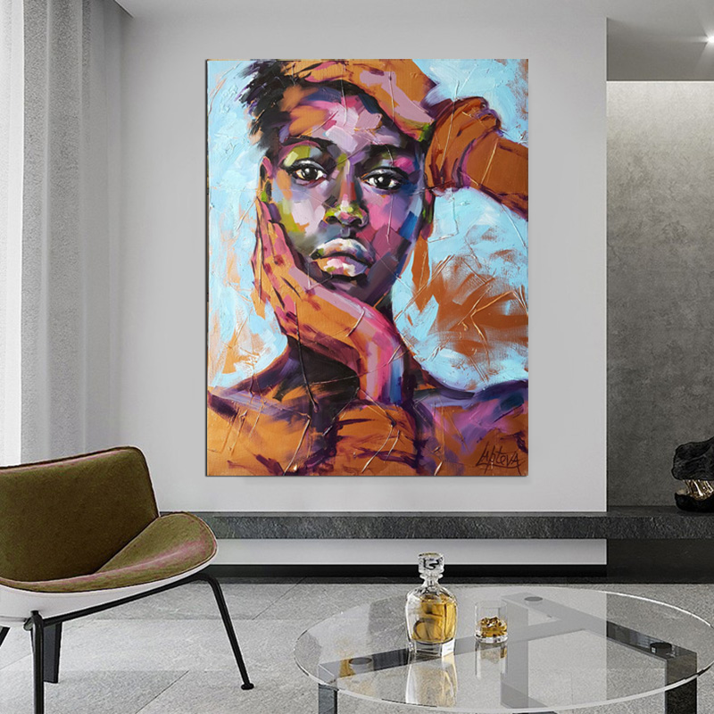 Modern Graffiti Pictures Portrait Posters Canvas Paintings Wall Art For Living Room Decoration Prints No Frame