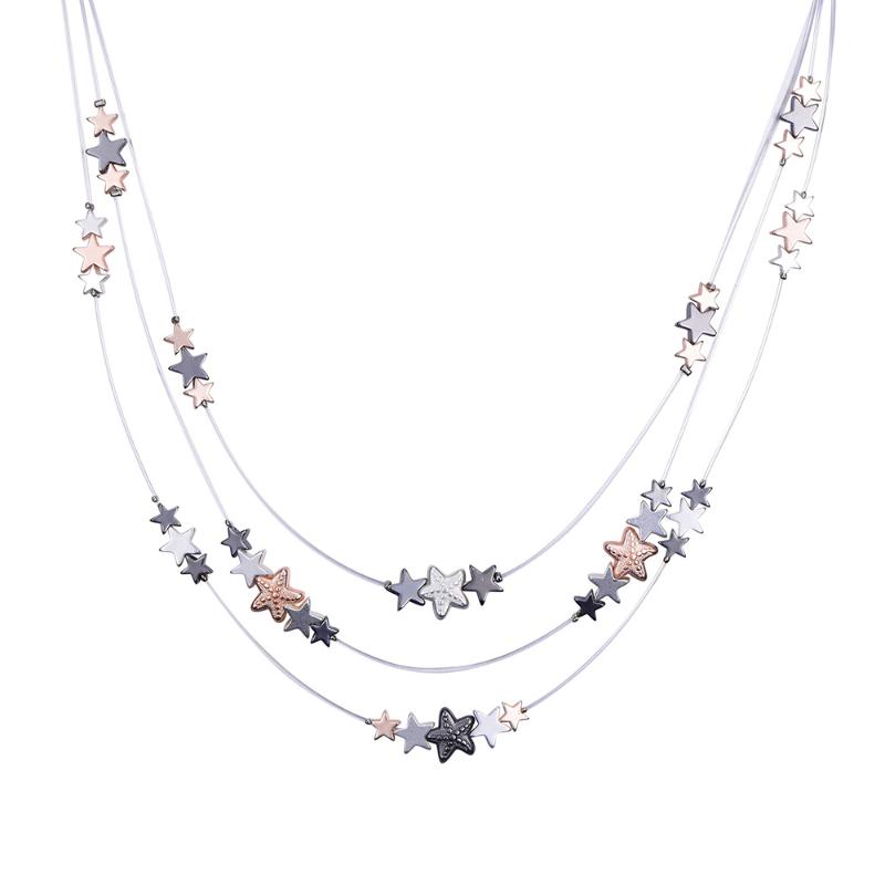 Chokers 2021 Women's Imitation Chain Necklace Small Star Charms Pendant Choker Necklaces Statement 3 Layer Fashion Jewelry
Chokers 2021 Women's Imitation Chain Necklace Small Star Charms Pendant Choker Necklaces Statement 3 Layer Fashion Jewelry