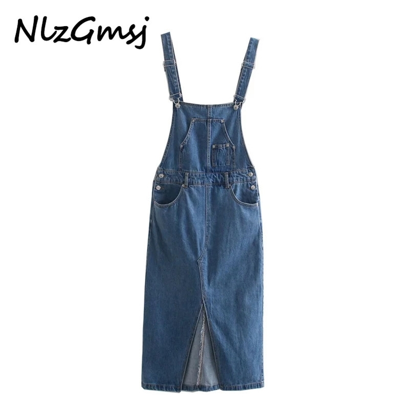 Dres Square Collar Sleeveless Sling Split Fork Solid Color Loose Denim Fashion Summer 04 210628, As picture
Dres Square Collar Sleeveless Sling Split Fork Solid Color Loose Denim Fashion Summer 04 210628, As picture