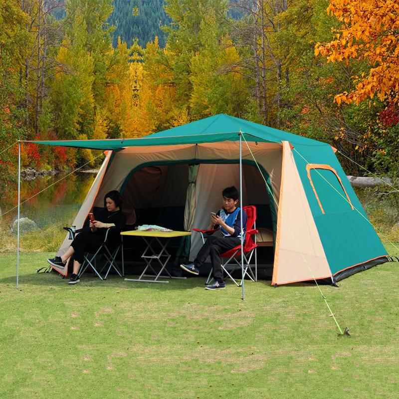 Tents And Shelters 390*270*210CM Automatic Aluminum Alloy Outdoor Camping Self-Driving Equipment 5-8 People Rainproof Tienda De Campaña
Tents And Shelters 390*270*210CM Automatic Aluminum Alloy Outdoor Camping Self-Driving Equipment 5-8 People Rainproof Tienda De Campaña