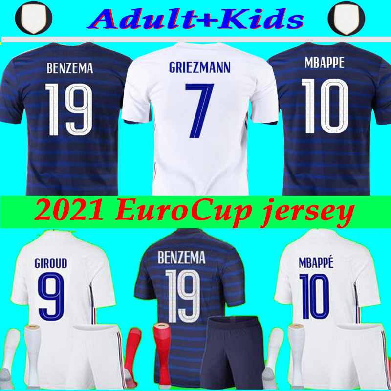 2021 EuroCup soccer jersey BENZEMA MBAPPE GRIEZMANN FRANCE men + kids kit 20 21 POGBA GIROUD KANTE Maillot de foot equipe Maillots football shirt uniforms, Blue
2021 EuroCup soccer jersey BENZEMA MBAPPE GRIEZMANN FRANCE men + kids kit 20 21 POGBA GIROUD KANTE Maillot de foot equipe Maillots football shirt uniforms, Blue