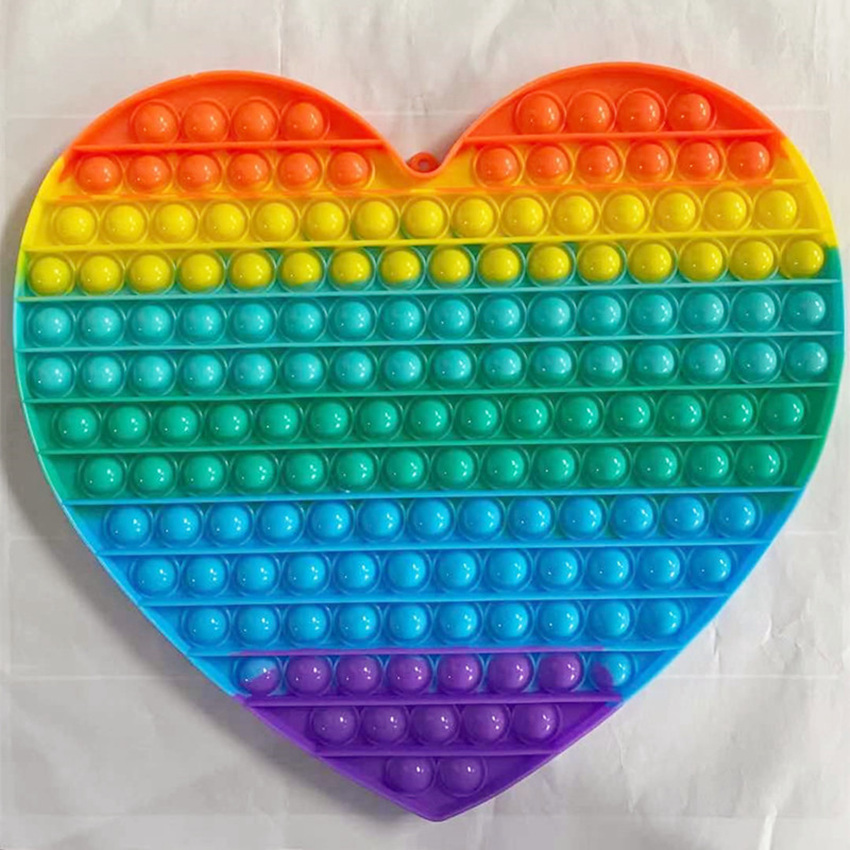 30*30CM! Big Rainbow Fidget Push Bubble Toy Bear Favor Colorful Stress Reliever Sensory Silicone Toys Kids Adults in stock by sea LLA768
30*30CM! Big Rainbow Fidget Push Bubble Toy Bear Favor Colorful Stress Reliever Sensory Silicone Toys Kids Adults in stock by sea LLA768