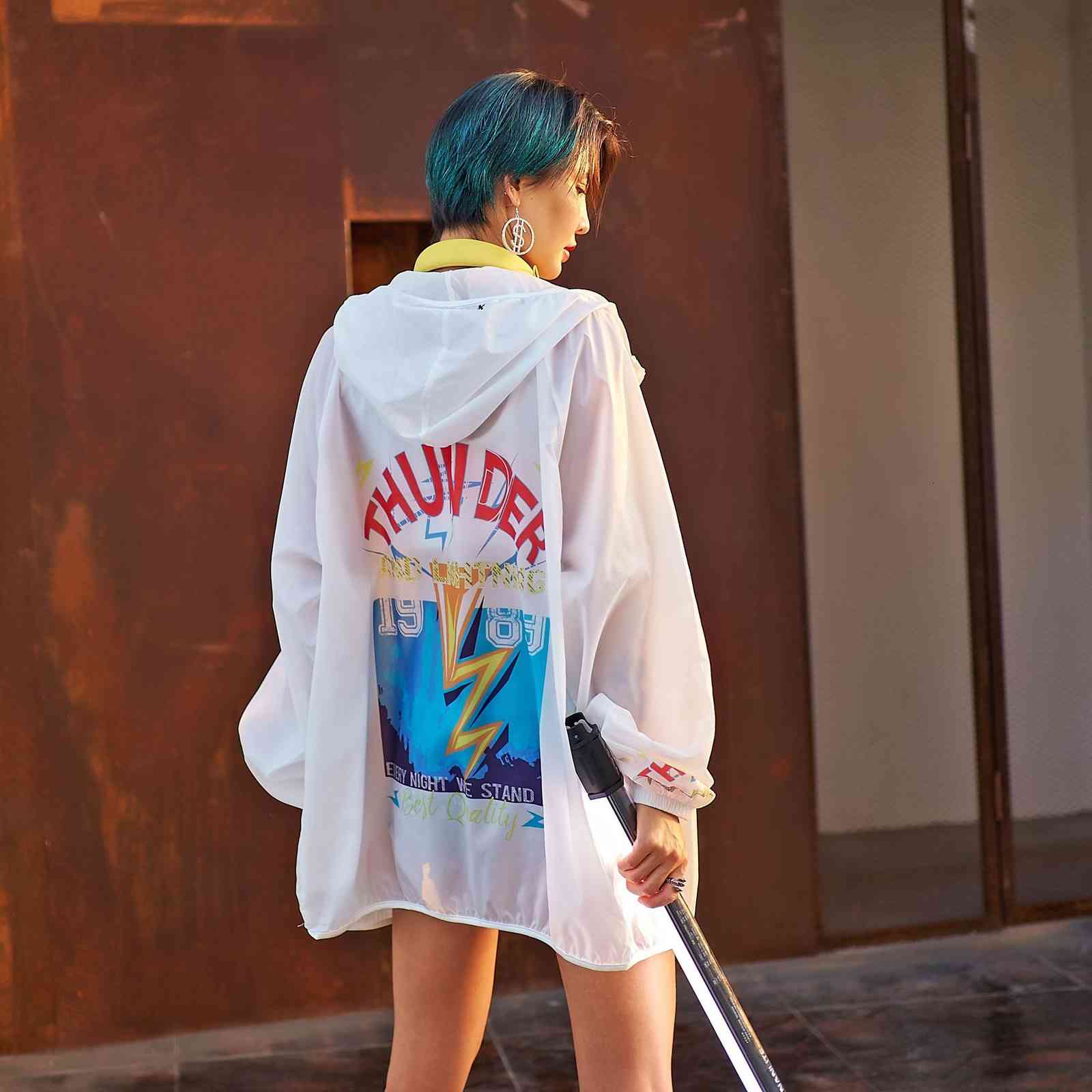 t shirt digital printing lightweight loose size women's imitation dry clothes long sleeve hooded hip hop, White
t shirt digital printing lightweight loose size women's imitation dry clothes long sleeve hooded hip hop, White