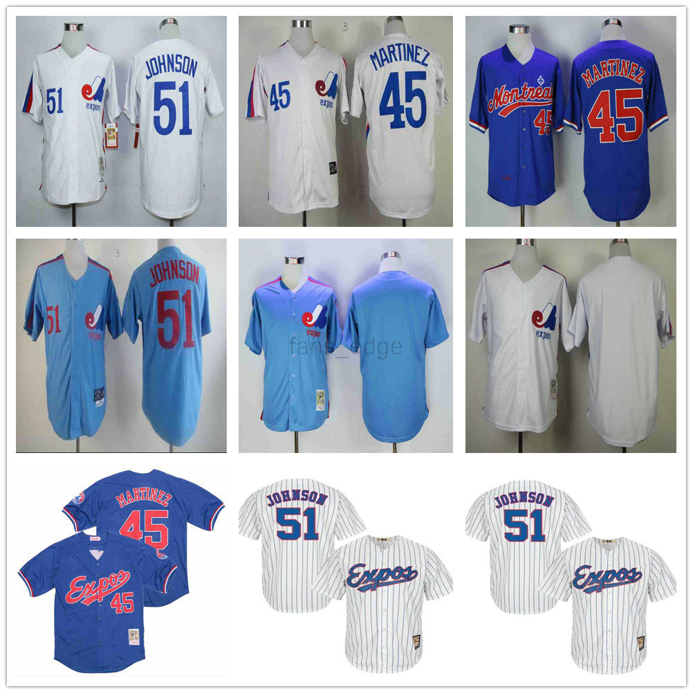 Montreal Expos Jersey 51 Randy Johnson 45 Pedro Martinez Breathable Pure Cotton Stitched Team High Quality, As picture
Montreal Expos Jersey 51 Randy Johnson 45 Pedro Martinez Breathable Pure Cotton Stitched Team High Quality, As picture