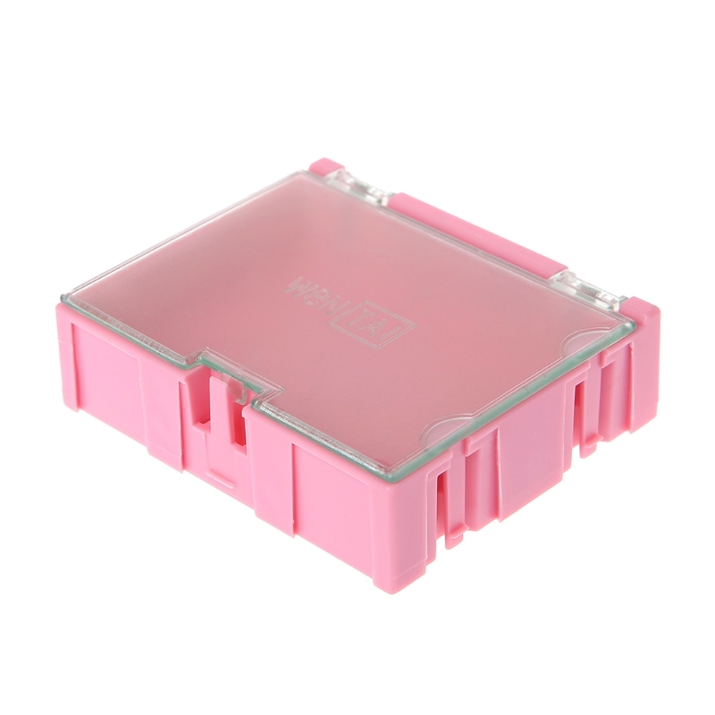 Mini Smd Electronic Box Ic Electronic components Storage Cases 75x63x21mm