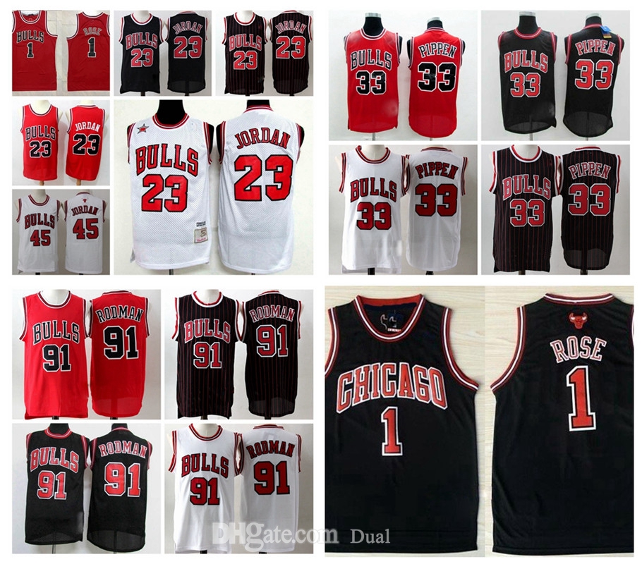 Design Mens Basketball Jersey ThrowbackChicagoBulls1 Derrick Rose 45 23 Michael Jordon MJ JD 91 Dennis Rodman, Black;red
Design Mens Basketball Jersey ThrowbackChicagoBulls1 Derrick Rose 45 23 Michael Jordon MJ JD 91 Dennis Rodman, Black;red