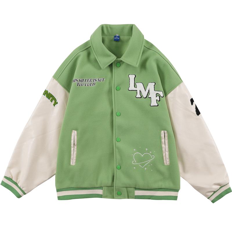 Men's Jackets Cupid Towel Embroidery Patchwork Varsity Baseball Jacket Men 2021 Hip Hop Casual Streetwear Harajuku College Couple Blouse Coa, Black;brown
Men's Jackets Cupid Towel Embroidery Patchwork Varsity Baseball Jacket Men 2021 Hip Hop Casual Streetwear Harajuku College Couple Blouse Coa, Black;brown
