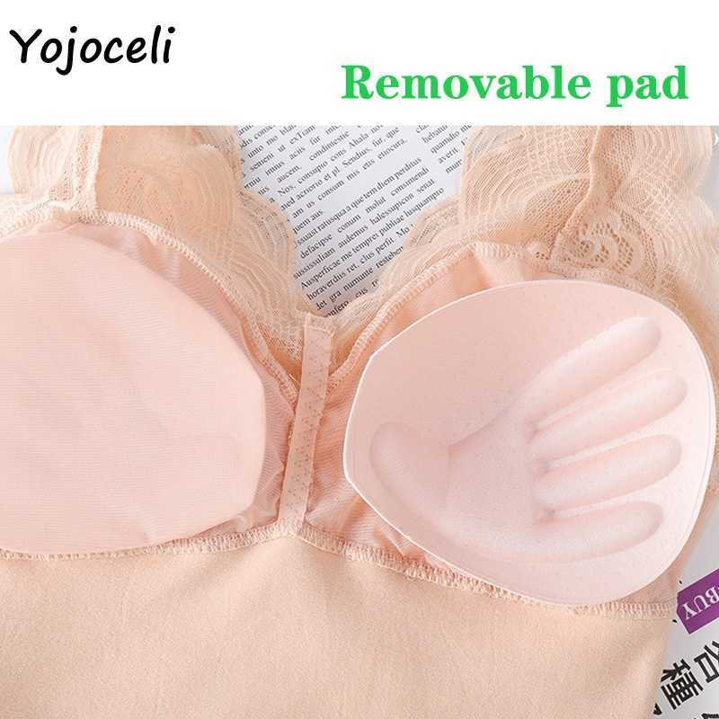 Yojoceli lace patchwork cami winter underwear basic velvet cami t-shirt 210609