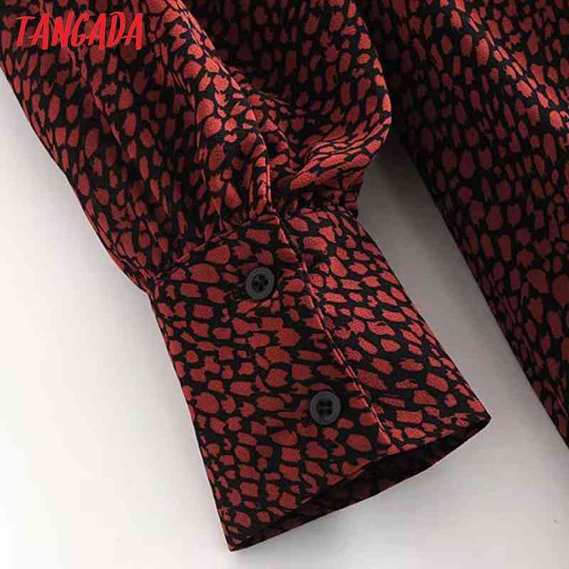 Fashion Women Leopard Print Chiffon Long Sleeve High Street Ladies Mini Dress 5D53 210416