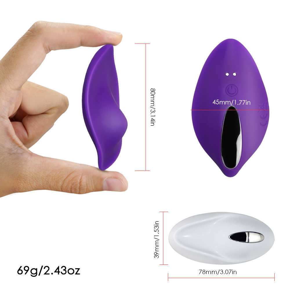 Invisible Wireless Remote Control Vibrator 10 Speeds Wearable Clitoral Stimulator Panties Vibrating egg Sex toys for a couple Y201118