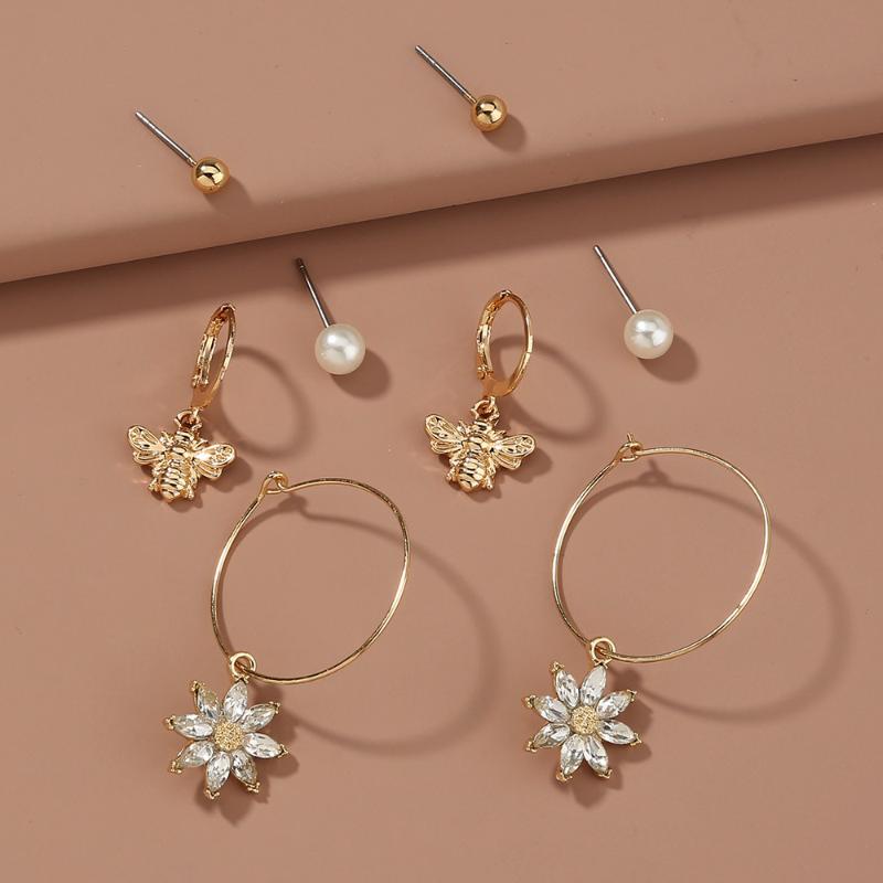 Dangle & Chandelier Pearl Butterfly Earrings Set For Women 2021 Luxury Korean Fashion Ear Stud Alloy Big Circuit Hyperbolic Flower Eardrop J, Silver
Dangle & Chandelier Pearl Butterfly Earrings Set For Women 2021 Luxury Korean Fashion Ear Stud Alloy Big Circuit Hyperbolic Flower Eardrop J, Silver